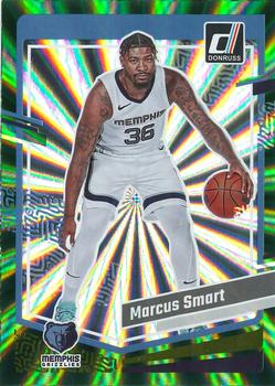 2023-24 Donruss - Green Laser Holo #169 Marcus Smart Front
