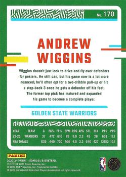 2023-24 Donruss - Green Laser Holo #170 Andrew Wiggins Back