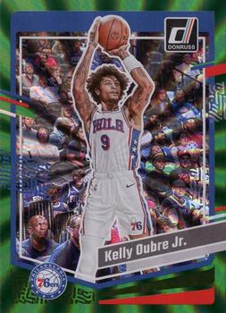 2023-24 Donruss - Green Laser Holo #198 Kelly Oubre Jr. Front