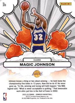 2023-24 Donruss - Bomb Squad #20 Magic Johnson Back