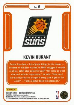 2023-24 Donruss - Complete Players #9 Kevin Durant Back