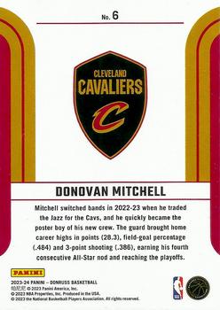 2023-24 Donruss - Franchise Features #6 Donovan Mitchell Back