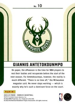 2023-24 Donruss - Franchise Features #10 Giannis Antetokounmpo Back
