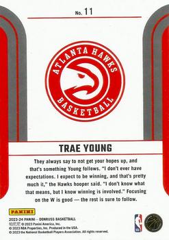 2023-24 Donruss - Franchise Features #11 Trae Young Back