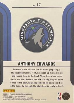 2023-24 Donruss - Franchise Features #17 Anthony Edwards Back