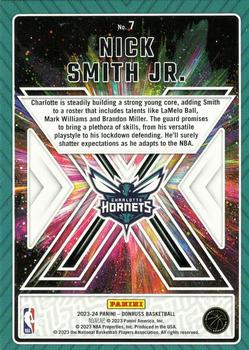 2023-24 Donruss - Great X-Pectations #7 Nick Smith Jr. Back