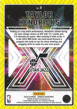2023-24 Donruss - Great X-Pectations #9 Taylor Hendricks Back