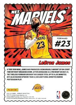 2023-24 Donruss - Net Marvels #9 LeBron James Back