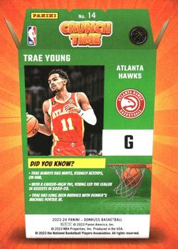 2023-24 Donruss - Crunch Time Press Proof #14 Trae Young Back