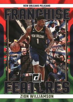 2023-24 Donruss - Franchise Features Red and Green Laser Holo #28 Zion Williamson Front