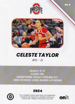 2023-24 ONIT Athlete Ohio State Lady Buckeyes #8 Celeste Taylor Back