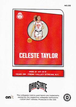 2023-24 ONIT Athlete Ohio State Lady Buckeyes #26 Celeste Taylor Back