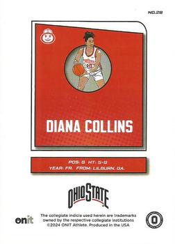 2023-24 ONIT Athlete Ohio State Lady Buckeyes #28 Diana Collins Back