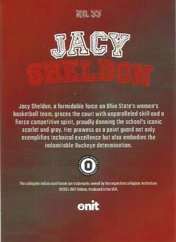2023-24 ONIT Athlete Ohio State Lady Buckeyes #33 Jacy Sheldon Back