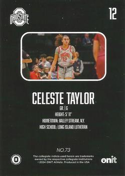 2023-24 ONIT Athlete Ohio State Lady Buckeyes #73 Celeste Taylor Back