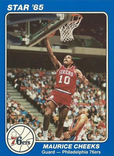 1985 Star Super Teams Philadelphia 76ers #2 Maurice Cheeks Front