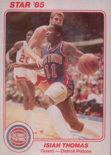 1985 Star Super Teams Detroit Pistons #1 Isiah Thomas Front