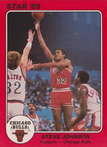 1985 Star Super Teams Chicago Bulls #5 Steve Johnson Front