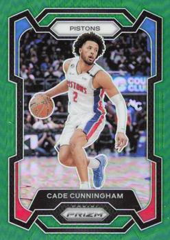 2023-24 Panini Prizm - Prizms Green #11 Cade Cunningham Front