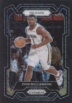 2023-24 Panini Prizm - Prizms Black Shimmer FOTL #27 Zion Williamson Front