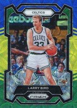 2023-24 Panini Prizm - Prizms Choice Blue Yellow and Green #189 Larry Bird Front