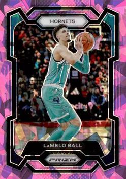 2023-24 Panini Prizm - Prizms Pink Ice #41 LaMelo Ball Front