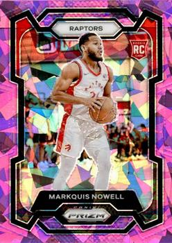 2023-24 Panini Prizm - Prizms Pink Ice #300 Markquis Nowell Front