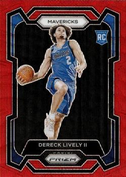 2023-24 Panini Prizm - Prizms Ruby Wave #163 Dereck Lively II Front