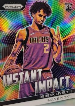 2023-24 Panini Prizm - Instant Impact Prizms Silver #14 Dereck Lively II Front