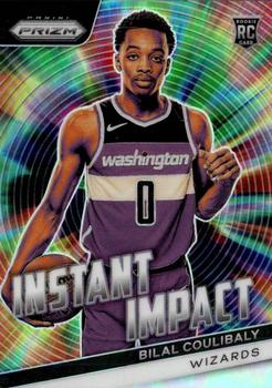 2023-24 Panini Prizm - Instant Impact Prizms Silver #19 Bilal Coulibaly Front