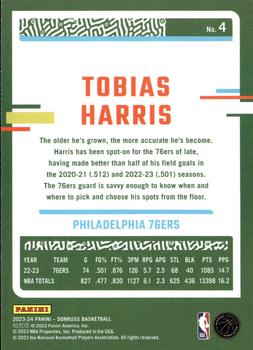 2023-24 Donruss - Choice Blue #4 Tobias Harris Back