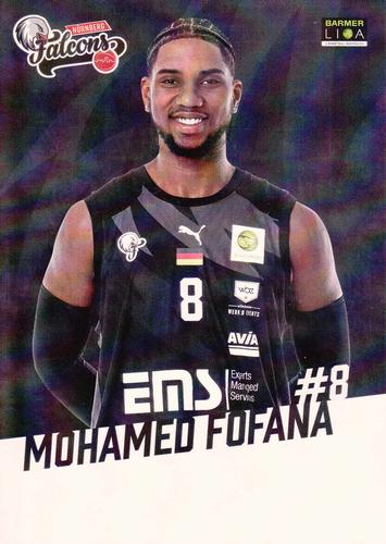 2023-24 ProA Nürnberg Falcons BC #NNO Mohamed Fofana Front