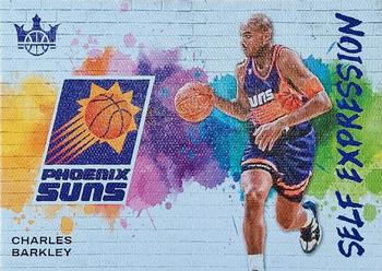 2023-24 Panini Court Kings - Self Expression Sapphire #11 Charles Barkley Front