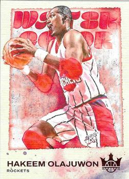 2023-24 Panini Court Kings - Water Color Ruby #19 Hakeem Olajuwon Front