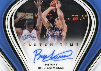 2022-23 Panini Immaculate Collection - Clutch Time Signatures #CTS-BLA Bill Laimbeer Front