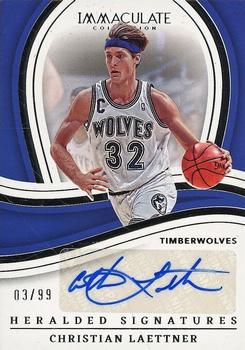 2022-23 Panini Immaculate Collection - Heralded Signatures #IHS-CLA Christian Laettner Front