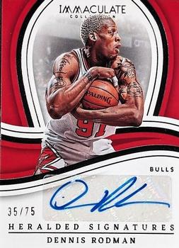 2022-23 Panini Immaculate Collection - Heralded Signatures #IHS-DRO Dennis Rodman Front