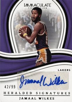 2022-23 Panini Immaculate Collection - Heralded Signatures #IHS-JWI Jamaal Wilkes Front