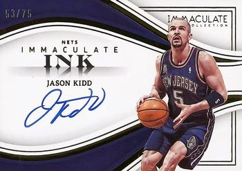 2022-23 Panini Immaculate Collection - Immaculate Ink #II-JKD Jason Kidd Front