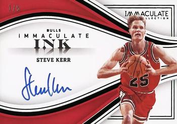 2022-23 Panini Immaculate Collection - Immaculate Ink Green #II-SKR Steve Kerr Front