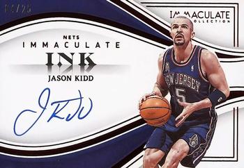 2022-23 Panini Immaculate Collection - Immaculate Ink Red #II-JKD Jason Kidd Front
