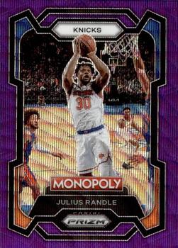2023-24 Panini Prizm Monopoly - Purple #58 Julius Randle Front
