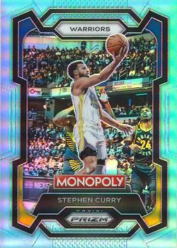 2023-24 Panini Prizm Monopoly - Light Blue #28 Stephen Curry Front