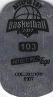 2017 Basketball Stars Metal Tag Collection (Greece) #103 Team Badge Back