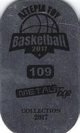 2017 Basketball Stars Metal Tag Collection (Greece) #109 Jordan Mickey Back