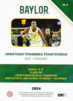 2023-24 ONIT Athlete Baylor Bears #6 Jonathan Tchamwa Tchatchoua Back