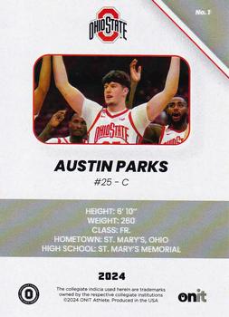 2023-24 ONIT Athlete Ohio State Buckeyes #1 Austin Parks Back