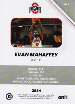 2023-24 ONIT Athlete Ohio State Buckeyes #7 Evan Mahaffey Back