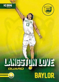 2023-24 ONIT Athlete Baylor Bears - Icon Series #26 Langston Love Front