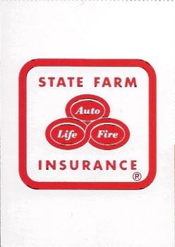 1996-97 Hoops Utah Jazz Team Night Sheet SGA #NNO State Farm Insurance ad Back